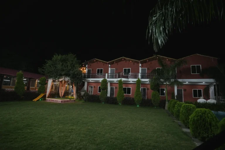Lawn at Kunj Resort, Indore